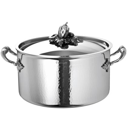 Marmite OPUS PRIMA 26 cm, argent, acier inoxydable, Ruffoni