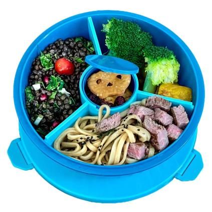 Lunchbox POKE BOWL 1,06 l, bleu, plastique, Yumbox