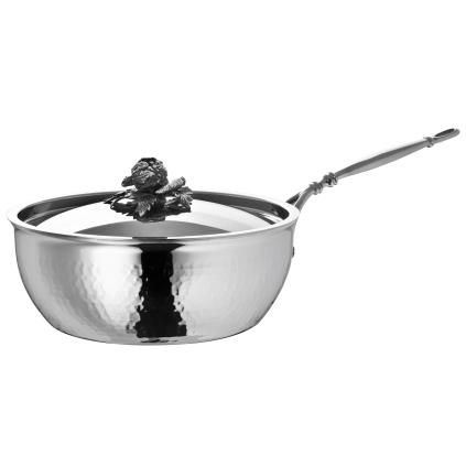 Sauteuse OPUS PRIMA 24 cm, argent, acier inoxydable, Ruffoni