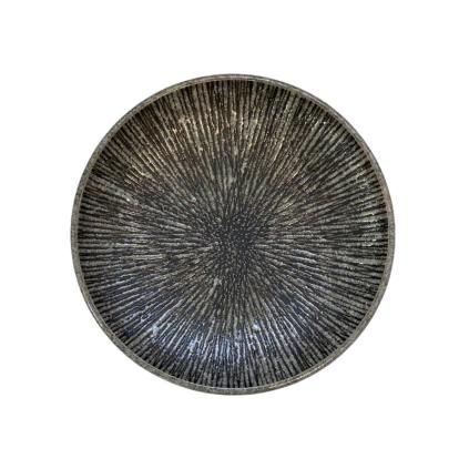 Assiette à tapas KIZAMI 17 cm, gris, céramique, MIJ