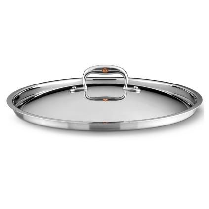 Couvercle de marmite CON CUORE 26 cm, argent, cuivre, Ruffoni