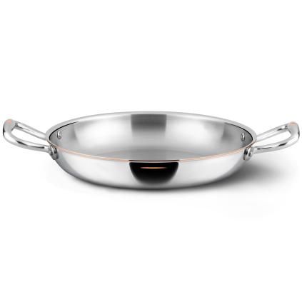 Poêle de service CON CUORE 20 cm, argent, cuivre, Ruffoni