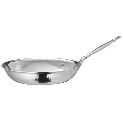 Poêle universelle OPUS PRIMA 30 cm, argent, acier inoxydable, Ruffoni