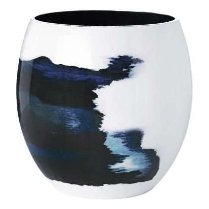 Vase STOCKHOLM AQUATIC 21 cm, bleu, aluminium, Stelton