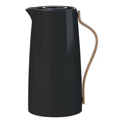 Pichet isotherme EMMA 1,2 l, pour le café, noir, acier inoxydable, Stelton