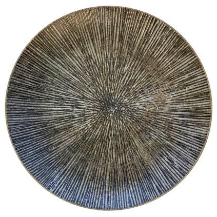 Assiette KIZAMI 28,5 cm, gris, céramique, MIJ