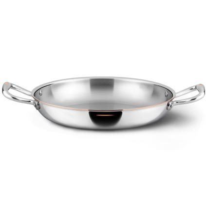 Poêle de service CON CUORE 26 cm, argent, cuivre, Ruffoni