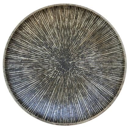 Assiette KIZAMI 25,5 cm, gris, céramique, MIJ