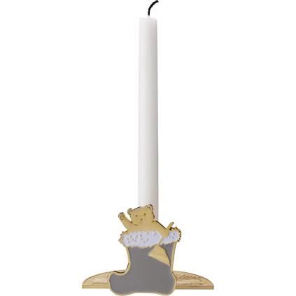 Bougeoir WHILE WAITING 10500 6 cm, laiton, acier inoxydable, Stelton