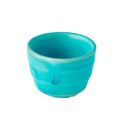 Verre à sake AQUA 35 ml, bleu, céramique, MIJ
