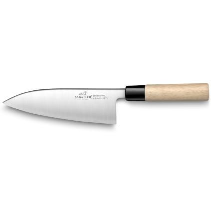 Couteau Japonais DEBA 18,5 cm, marron, Lion Sabatier