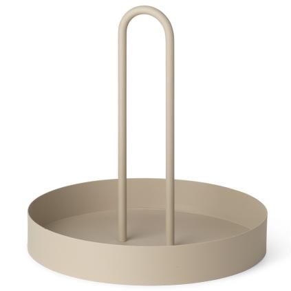 Plateau de service GRIB 28 cm, cachemire, fer, ferme LIVING