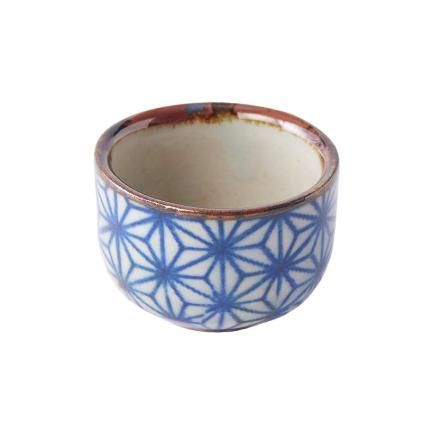 Verre à sake STARBURST 30 ml, bleu, céramique, MIJ