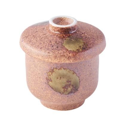 Tasse de service CHAWAN MUSHI 130 ml, rose, céramique, MIJ