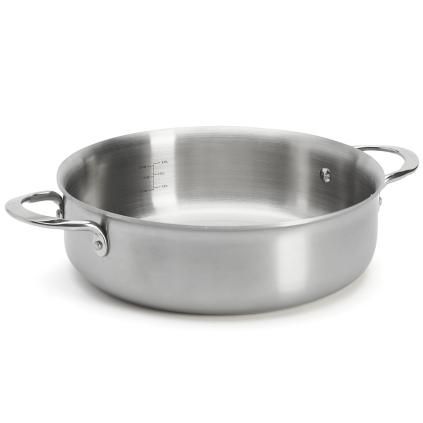 Faitout ALCHIMY 24 cm, argent, acier inoxidable, de Buyer
