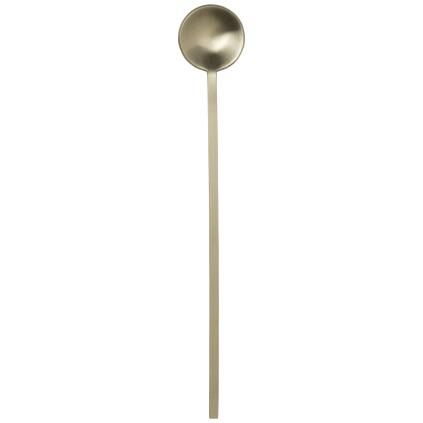 Cuillère à cocktail FEIN 18 cm, or, acier inoxidable, ferme LIVING