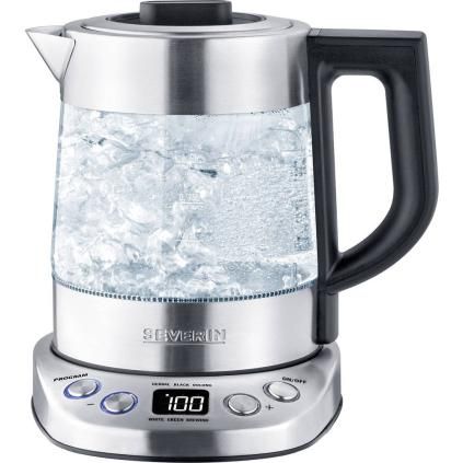 Bouilloire électrique avec théière WK 3473 Severin 1,0 l argent