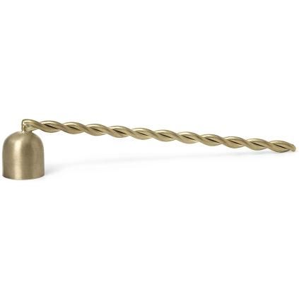 Éteignoir TWIST 15 cm, laiton, ferme LIVING