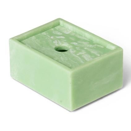 Récipients de stockage MIST 10 x 7,5 cm, mentholé, résine, ferme LIVING