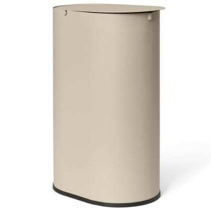 Poubelle ENKEL 6,6 l, cachemire, carbone acier, ferm LIVING