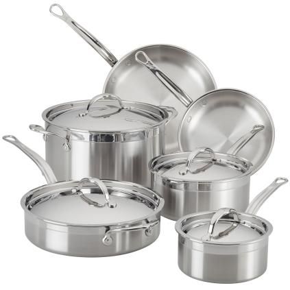 Batterie de cuisine PROBOND, set de 6 pc, acier inoxidable, Hestan