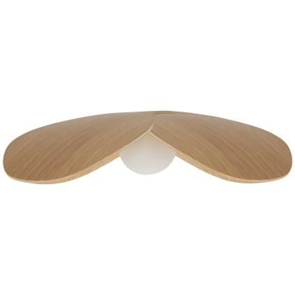 Abat-jour NE M'OUBLIE PAS 28 cm, marron, bois, Umage