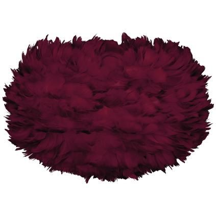 Abat-jour EOS 45 cm, rouge, duvet d'oie, Umage