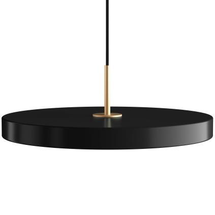 Suspension ASTERIA PLUS 43 cm, noir / or, aluminium, Umage