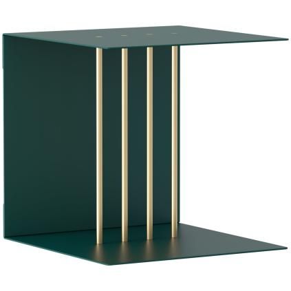 Etagère TEASER 30 x 30 cm, vert, aluminium, Umage