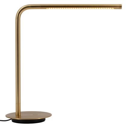 Lampe de bureau OMNI 46 cm, or, aluminium, Umage