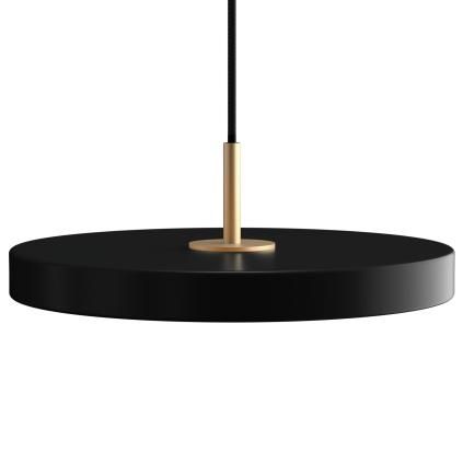 Suspension ASTERIA PLUS 31 cm, noir / or, aluminium, Umage