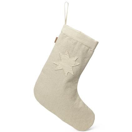 215373 vanocni ponozka vela 50 cm bila bavlna ferm living