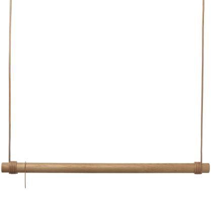 215945 vesak na obleceni swing 110 cm prirodni drevo lind dna