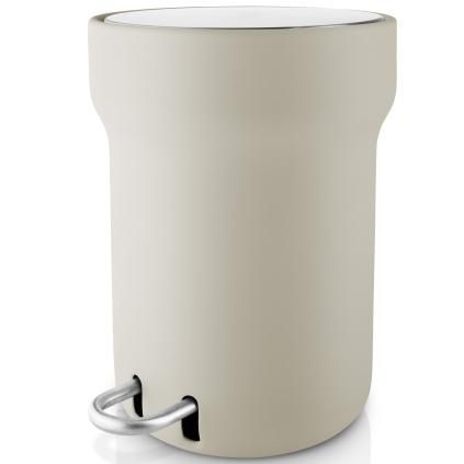 215702 koupelnovy odpadkovy kos citadel 5 l piskova plast nerezova ocel eva solo
