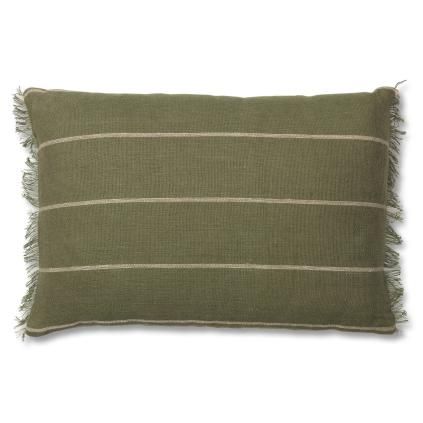 216821 dekoracni polstar calm 60 x 40 cm olivova bavlna len ferm living