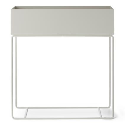 216935 kvetinac plant box 60 cm svetle seda zelezo ferm living