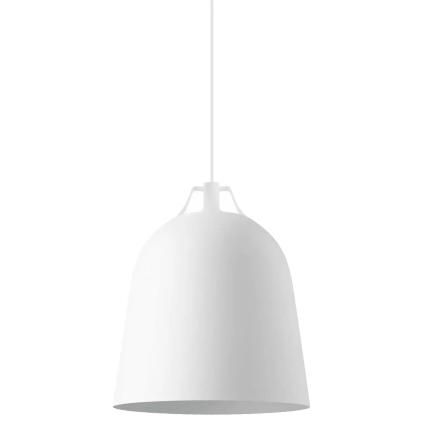 217067 zavesna lampa clover 29 cm bila hlinik eva solo