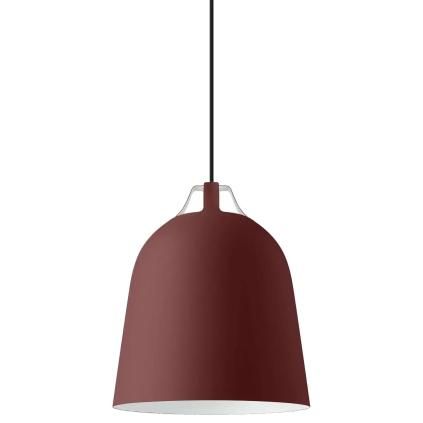 217097 zavesna lampa clover 29 cm burgundska hlinik eva solo