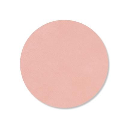 217340 podtacek circle nupo 10 cm ruzova kuze lind dna