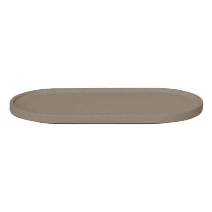 217463 dekorativni podnos creto 17 cm seda beton blomus