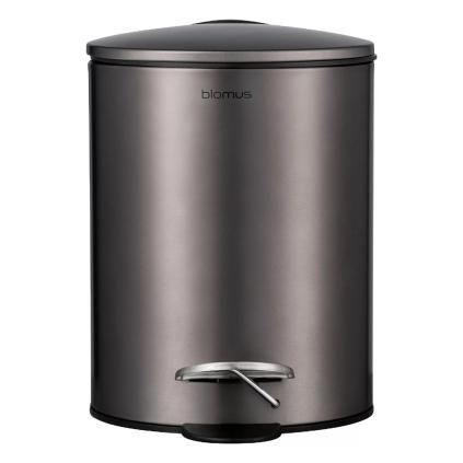 217493 pedalovy odpadkovy kos tubo 3 l seda metalicka ocel blomus