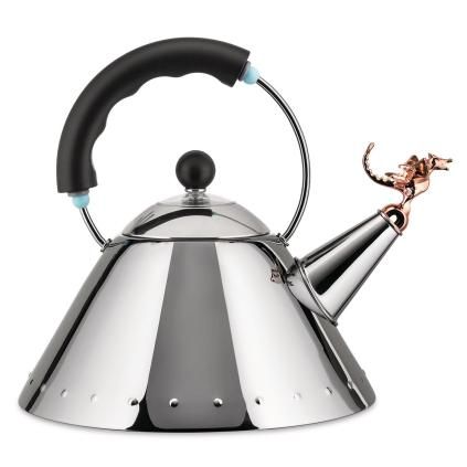 218867 varna konvice 9093 tea rex 2 l stribrna cerna nerezova ocel alessi