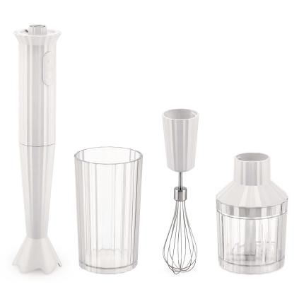 218912 tycovy mixer plisse 34 cm sada 4 ks bila plast alessi