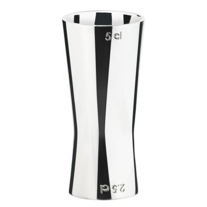 146819 barmanska odmerka rocks 25 50 ml stribrna nerezova ocel zone denmark