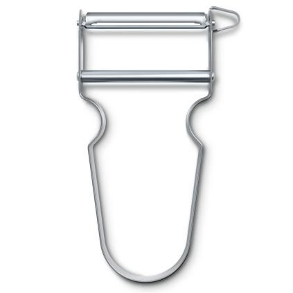 219602 skrabka na zeleninu star 11 cm rovne ostri stribrna nerezova ocel victorinox