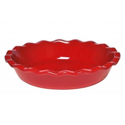 203166 kulata forma na kolac 26 cm cervena keramika staub