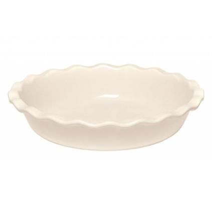 203154 kulata forma na kolac 26 cm kremova keramika staub