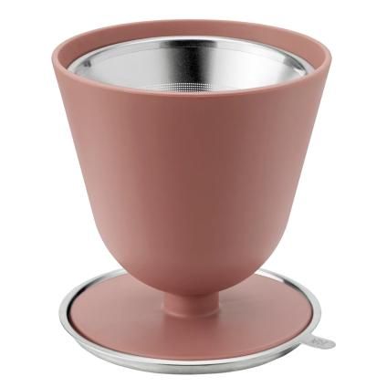 220094 kavovar na pomale vareni slow 12 cm terracotta plast nerezova ocel rig tig