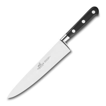 221222 kucharsky nuz ideal 20 cm nerezove nyty cerna lion sabatier
