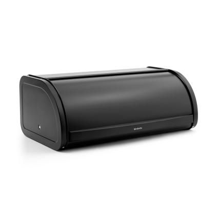 221699 chlebnik roll top 16 l matne cerna nerezova ocel brabantia